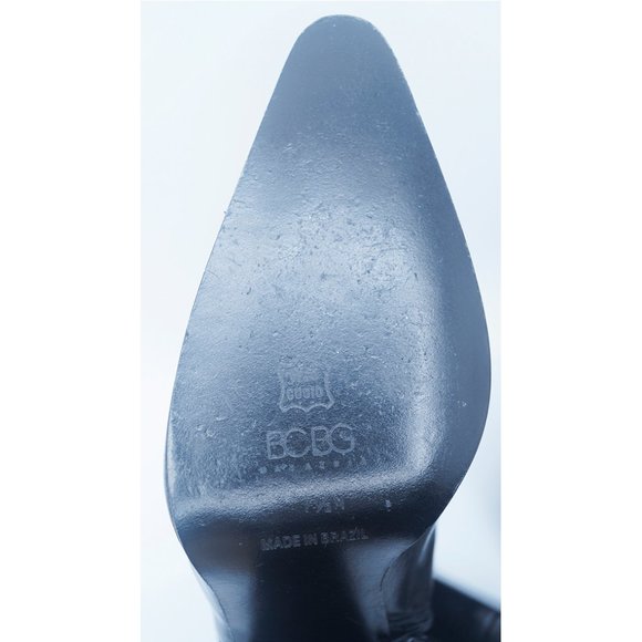 BCBGMaxAzria black leather ankle boots - Picture 7 of 7